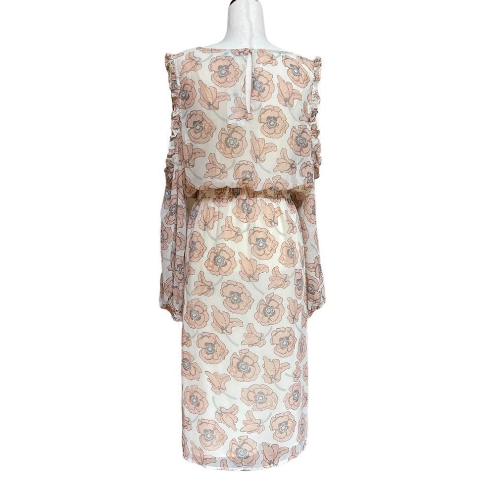 NWT Lucky Brand Floral Long Sleeve Cold Shoulder Date Night Dress PLUS Size 2X - Picture 10 of 16